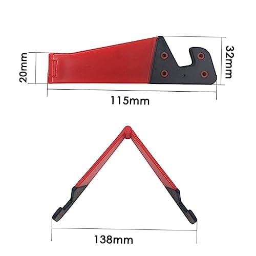 Uonlytech 5 Pack V Shape Foldable Tpr Phone Tablet Stand Holder — view 3