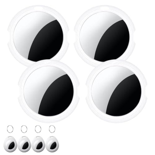 Air Tracker Tags-4 Pack Apple MFi Certified for Find My(iOS Only) Bluetooth