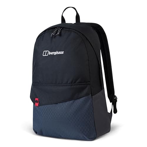 Berghaus Unisex Brand Bag 25 Litre Backpack| Comfortable Fit | Durable Design | Rucksack for Men and Women Day Packs, Jet Black/Carbon, One Size