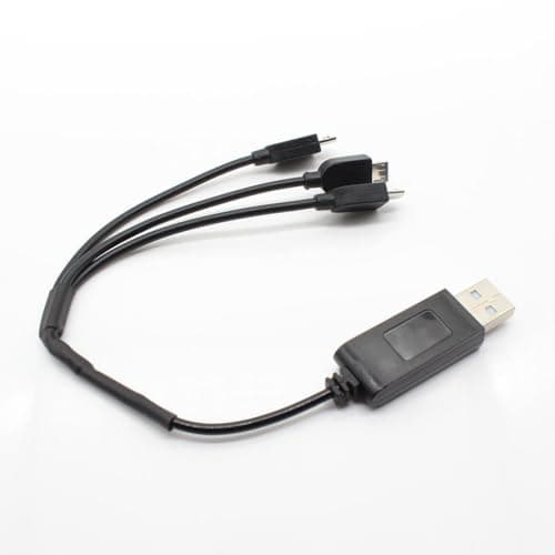KIXZSAZ RC Model Car Airplane Balance Charger RC Toys USB Charging Cable With Portable Charging USB Charger Can Charge 3 Batteries At Same Time. Light Weight And Portable To Carry. And Durability In — view 6
