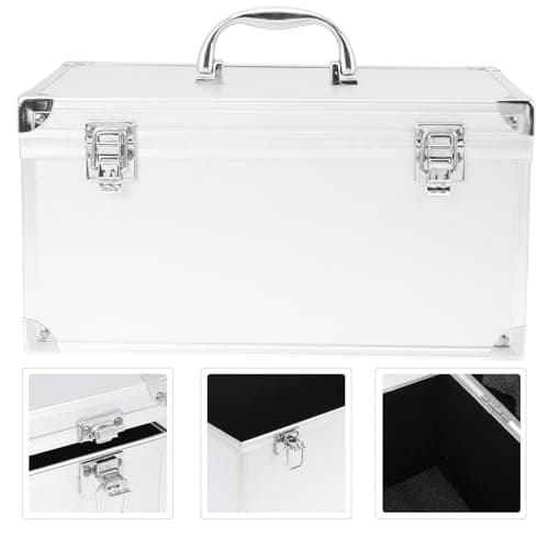Alasum Back to School Party Essential Aluminum Storage Case with Large Capacity and Smooth Opening, Versatile Medicine Tools Organizer and Reliable Tools Container for Home and Business — view 6