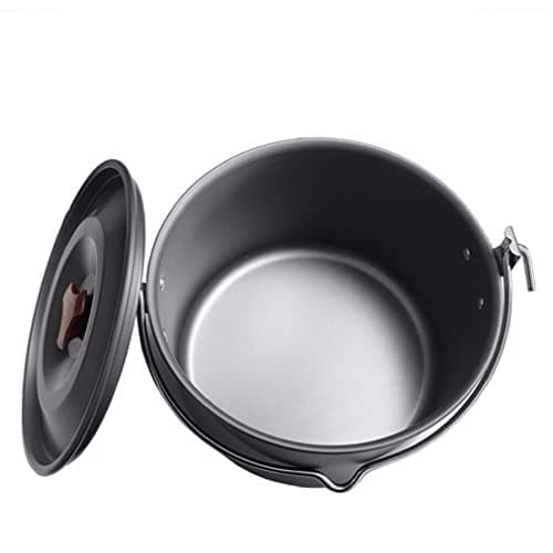 Camping Hanging Pot Cookware Picnic Campfire Large Lightweight Aluminum for 5-6 People Travel Hiking Outdoor — view 5