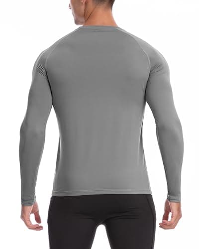 Roadbox Men's Thermal Base Layer Top 1-2 Pack, Fleece Lined Long Sleeve — view 2