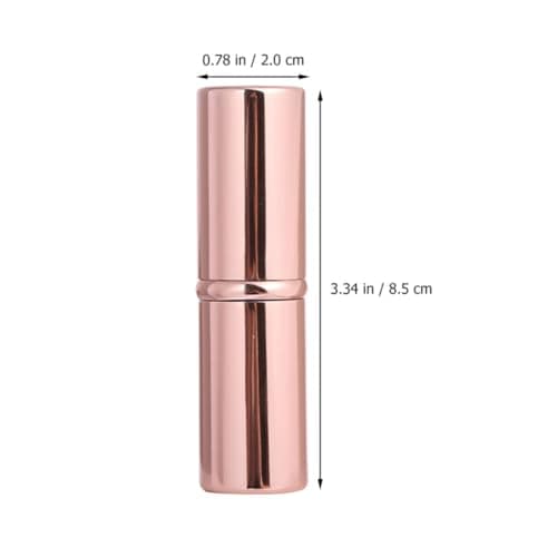 Retractable Mini Blush Brush with Cover Corrugated Silk Nylon Wool Pink — view 2
