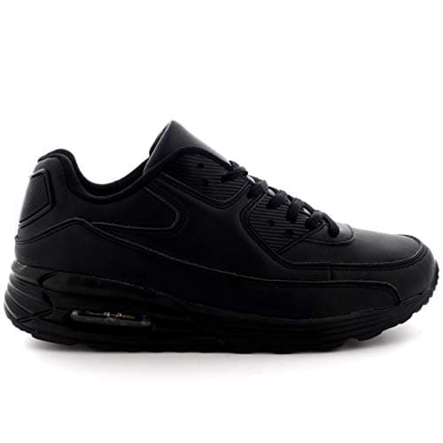 Get Fit Women’s Air Bubble Trainers - Lace-Up Lightweight Sports Sneakers with Shock-Absorbing Sole - Comfortable Walking & Running Shoes for Gym, Fitness & Everyday Wear - Black - UK6/EU39 — view 4