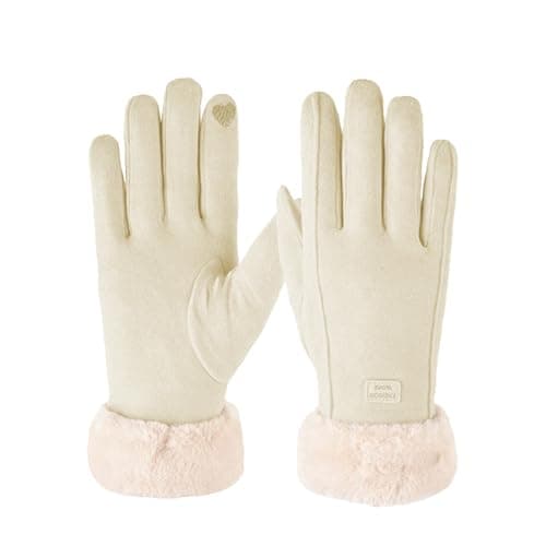 ZEMINRI Winter Gloves with Fleece Lined Thermal Gloves