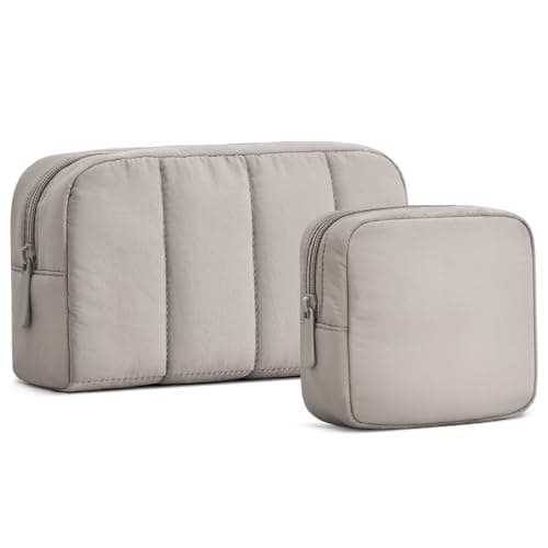 oscaurt Large Makeup Bag Toiletry Bag Set Travel Wash Bag Cosmetic Organiser for Women Waterproof Make Up Case with Compartments Gifts for Women Girls