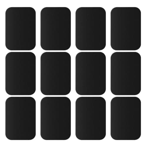 12-Pack Metal Plates for Magnetic Phone Mounts