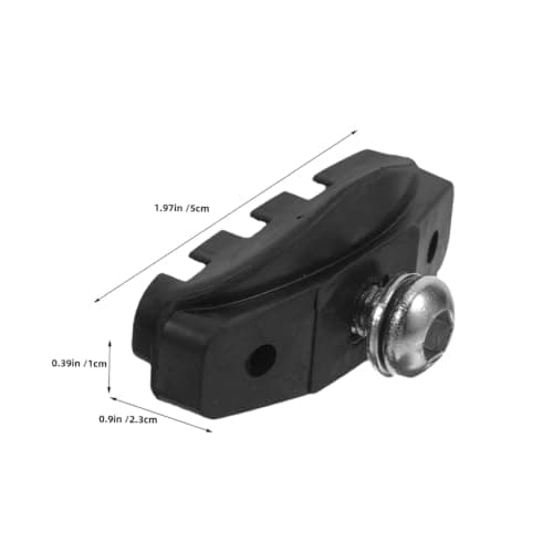 PLAFOPE Brake Shoe Pads Rubber Material 3 Pairs with Quick Cooling Design and Silent Operation Includes Wrench for Easy for Road Bike and Bicycle for City Rides and Long Distance Travels — view 2