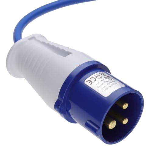 kenable Caravan Site Power Plug 240V 16A to 13A UK Dual Sockets Adapter Cable — view 3