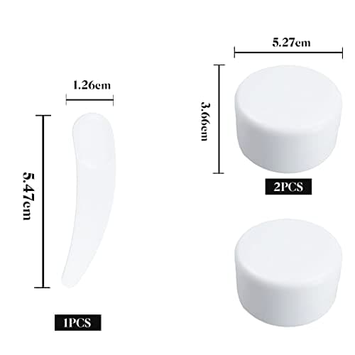 Travel Pots with Lids 2PCS 50ml Travel Containers for Toiletries — view 2