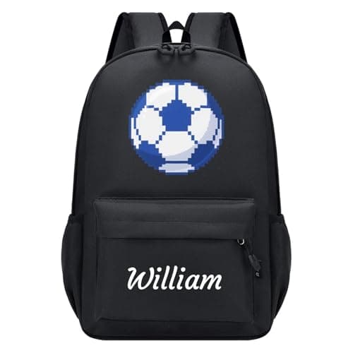 Personalised Children's Backpack, Custom Kids Backpack with Name-Black