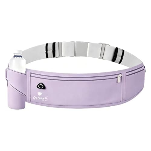 QZLSAYSL Running Belt Water，Running Bag Water Bottle， Unisex, Purple