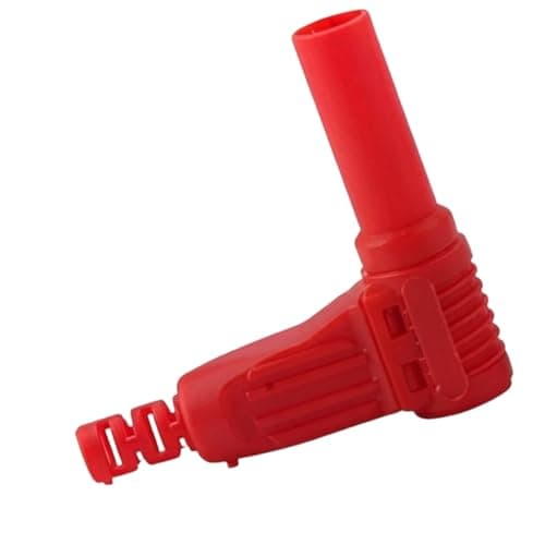 JAMIEKA 4Mm Right Angles Banana Plugs Connector with Nylon Housing Safe Insulated Adapter for Secure Electrical Connection — view 4