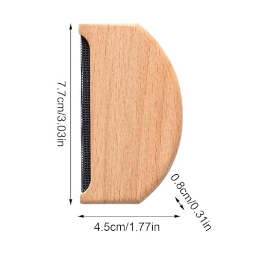 Pilling Remover – Portable Manual Cleaning Tool | Sweater Shaver to Remove Fuzz | Fabric Coat Pet Hair Debris Removal Brush for Winter Fall Home Travel Apartment Dorm — view 5