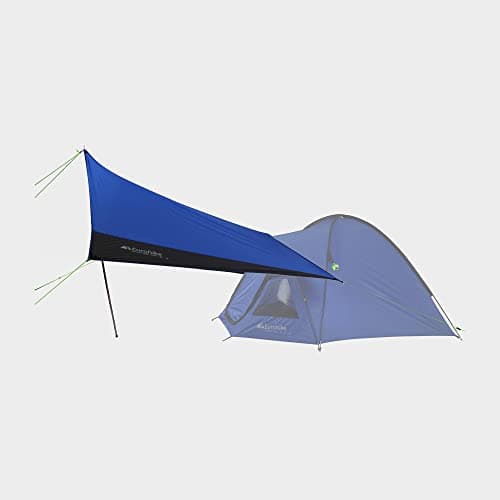 Eurohike Adventure Tarp with 1 King Pole, Easy to Pitch & Protective Hammock Tent, Sun Shade, Ideal for Backpacking, Hiking, & Wild Camping, 1500mm HH, Blue, 4m x 2m — view 3