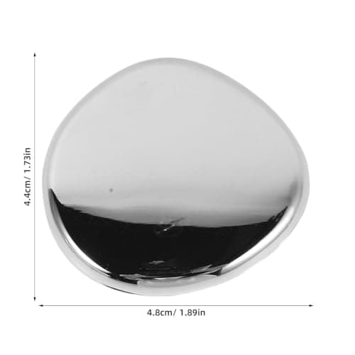 HEALLILY Solid Perfume Travel Case 3g Balm Container with Aluminium Alloy Swivel Lid, Airtight Seal and Electroplated Silver Finish, Portable Fragrance Balm Holder for Vanity Setups — view 2