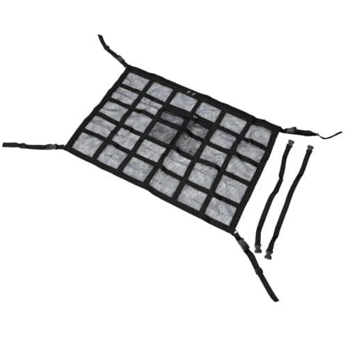RASTKY Car Ceiling Cargo Net Double Layer Zippered Roof Storage Organizer