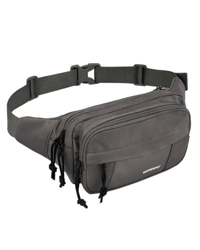 Waterfly Bumbag Large Fanny Pack: Multi-Pockets Bum Bags for Men Women