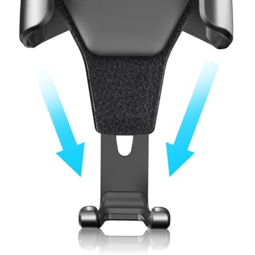 TUOWEIFC Car Phone Holder for Fiat 500 500c 500e 500L 500X, Car Phone Holder Phone Holder for Cars Vent Stable Hook Clip Air Vent One Button Release,White — view 3