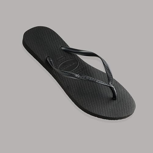 Havaianas Slim Women Flipflop Black 3/4 UK — view 6