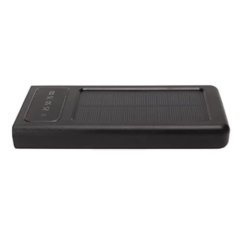 Solar Power Bank, 20000mAh Portable Charger with Solar Panel, 2 USB Ports and USB-C Input, Includes Charging Cable for Outdoor Hiking, Camping, Travel — view 4