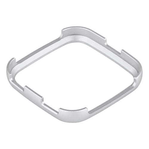 Housoutil Smart Watch Shell Protective Case with Stainless Steel Diamond Frame for Fitness Smartwatches Silver Drop Resistance Cover Suitable for Daily Use — view 3
