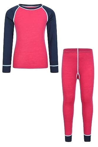 Mountain Warehouse Kids Merino II Base Layer Set Purple (13y
