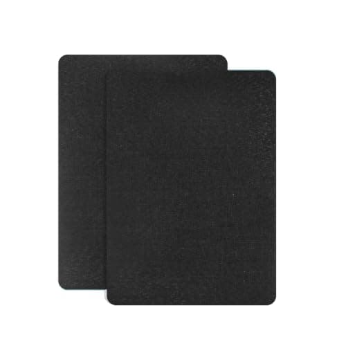2 Pack Self Adhesive Linen Repair Patches, Black 20x30cm Fabric Kit
