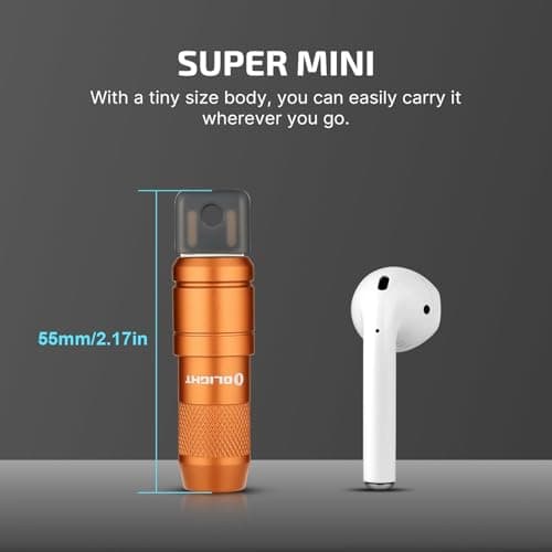 OLIGHT imini 2 Keychain Rechargeable Small EDC Torch, Orange — view 6