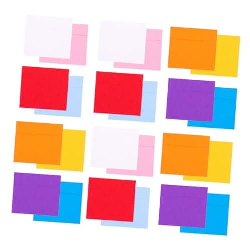 VILLCASE 100pcs Envelopes for Invitations Small Letter Envelopes Stationery Practical for Documents Simple Packing Paper Storage Pouches Replacement Folders Documents Random Color