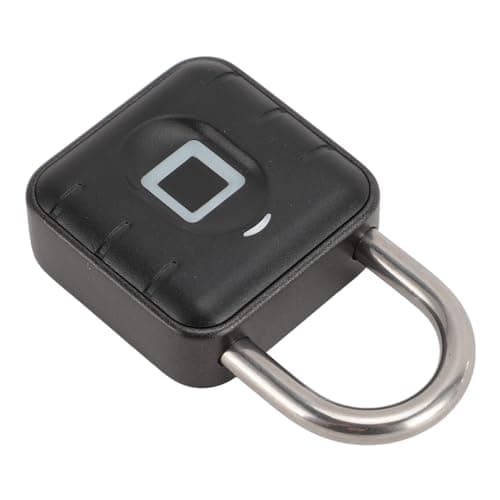Schimer Keyless Fingerprint Lock Waterproof Slim Biometric Padlock for Suitcases, Backpacks and Gym Lockers (#2) — view 5