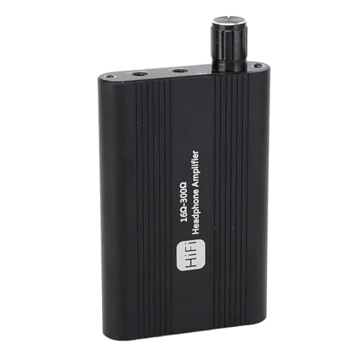 Ejoyous Headphone Amplifier, Aluminum Alloy Portable Headphone Amp with Bass Control and Volume Adjustment, Rechargeable 1500mAh, 16 to 300 Ohm for Travel Music Listening — view 3