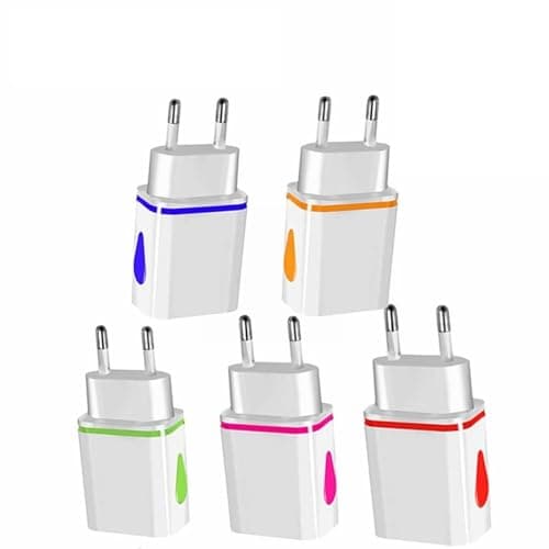 Shaver Socket To Usb Adaptor,2 Pin Usb To Shaver Socket Adapter To USB Adapter for Phone,Samsung Smartphones Shave or Toothbrush (Green) — view 5