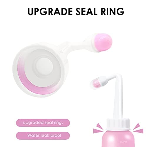Peri Bottle Postpartum, RUFCRIL 350ml Portable Bidet, Upside Down Sprayer — view 4
