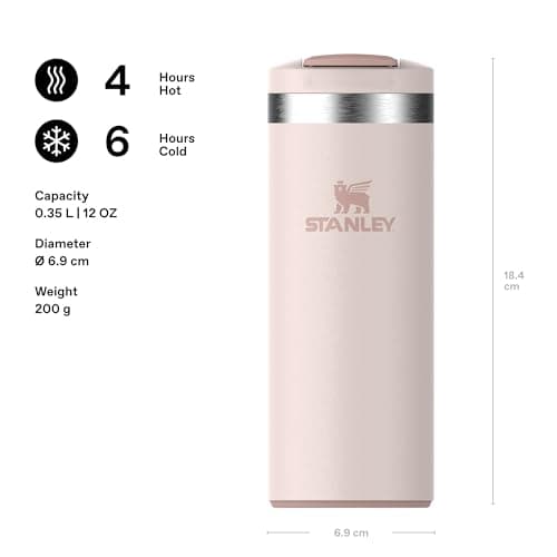 STANLEY 1913 Transit Flip Top Mug 0.35L - Rose Quartz — view 2
