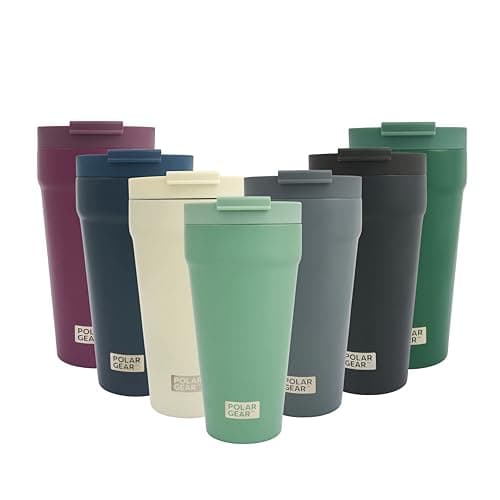 Polar Gear 470ml Coffee Cup Travel Mug, Insulated Coffee Cup w/Closure Lid