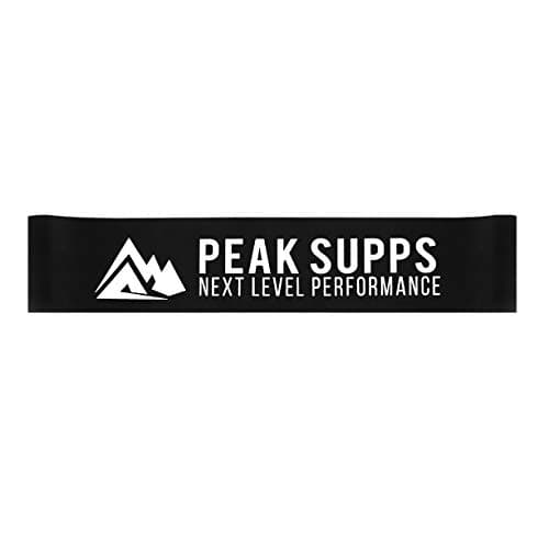 Mini Resistance Bands (Heavy Strength Black) Latex Skin Friendly