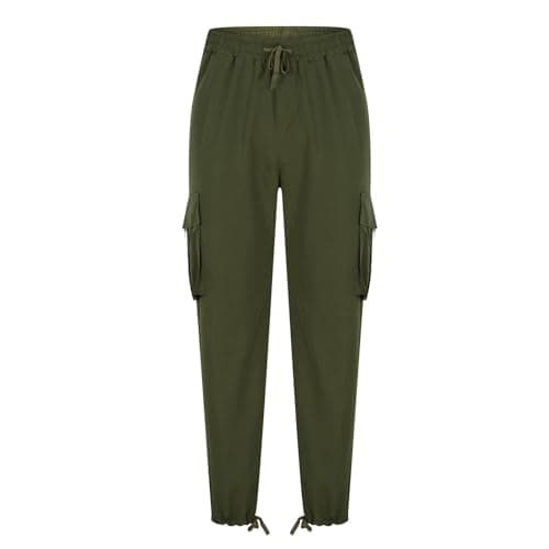 Men's Pull On Cargo Trousers Relaxed Leg Drawcord Hems for Casual Wear — view 2
