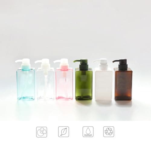 2pcs Ml Refillable Pump Bottle Shampoo Container for Travel Use — view 4