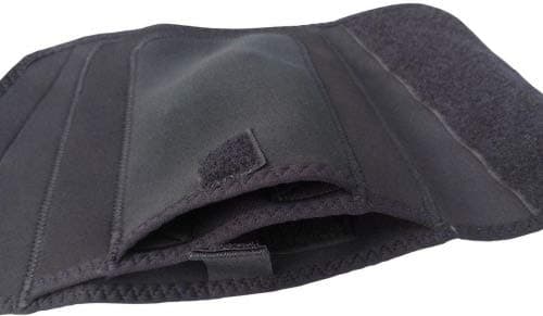 LTG PRO® Concealed Ankle Leg Wallet Travel Pouch Passport Cash Mobile Safety (S - M, Purple) — view 4