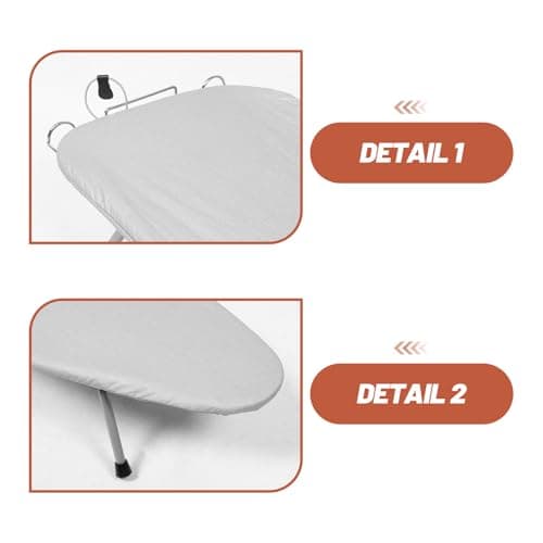 Board with Ironing Tabletop Rest Foldable Iron Silver — view 2