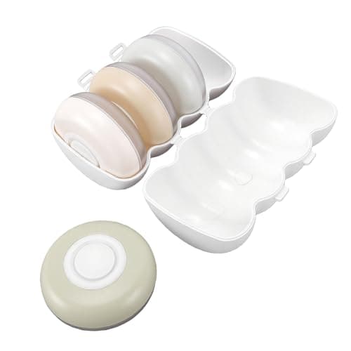 Matybobe Travel Refillable Bottles Set, Compact Press Type Cosmetic Containers for Skincare Products, Perfect for On-the-Go and Vacations, 4 Pack Design — view 5