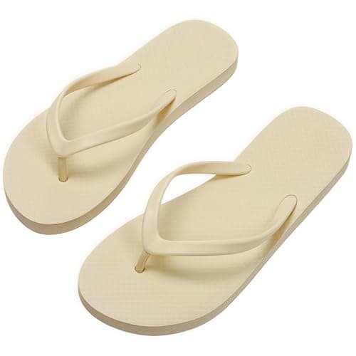 JoWebb Quick-Dry Unisex Flip Flops for Adults - Beach Pool Shoes with Non-Slip Sole | Lightweight Summer Sandals for Women Men Outdoor Swimming