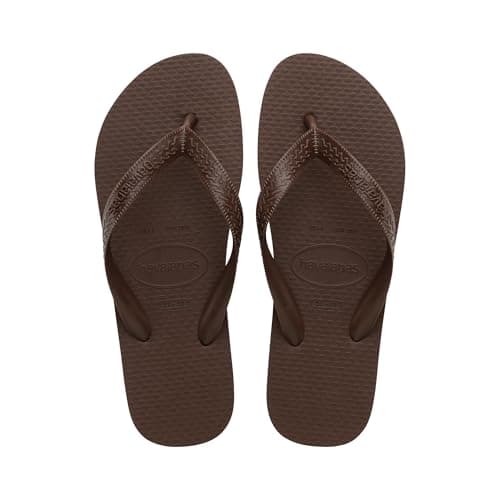 Havaianas Top Color Unisex Adults Flipflop Dark Brown 9/10 UK