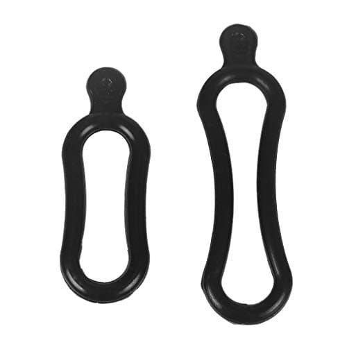 10pcs Rubber Rings Headlamp Holder Gum Rings Waterproof Antislip
