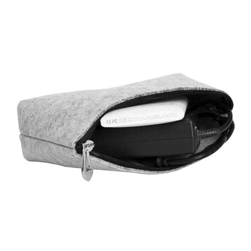 Healvian Travel Pouch Cable Bag Carrying Case for USB Power Supply Fiber