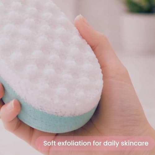 12 Pack Body Bath Sponges – Exfoliating Massage Shower Sponge for Soft, Clean Skin – Family Pack for Adults & Kids — view 4