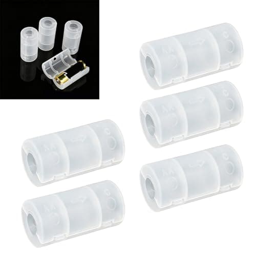 AA to C Battery Adapter 5 Pack for Portable — view 2
