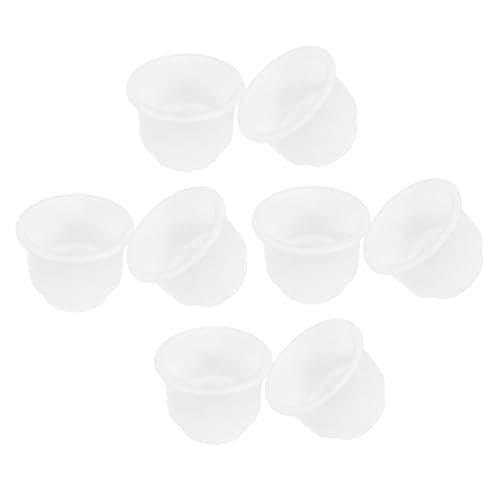 KOMBIUDA Boat Cup Holder 8 Pack Plastic White Marine Drink Holder